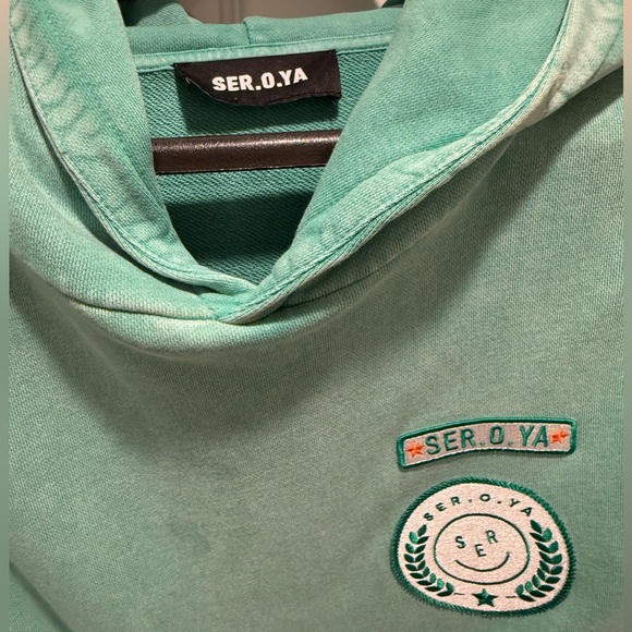 Ser.o.ya hoodie - (Small green) - Picture 2 of 4